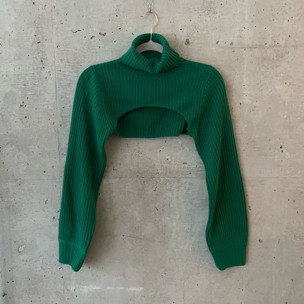H&M cropped turtleneck - xs